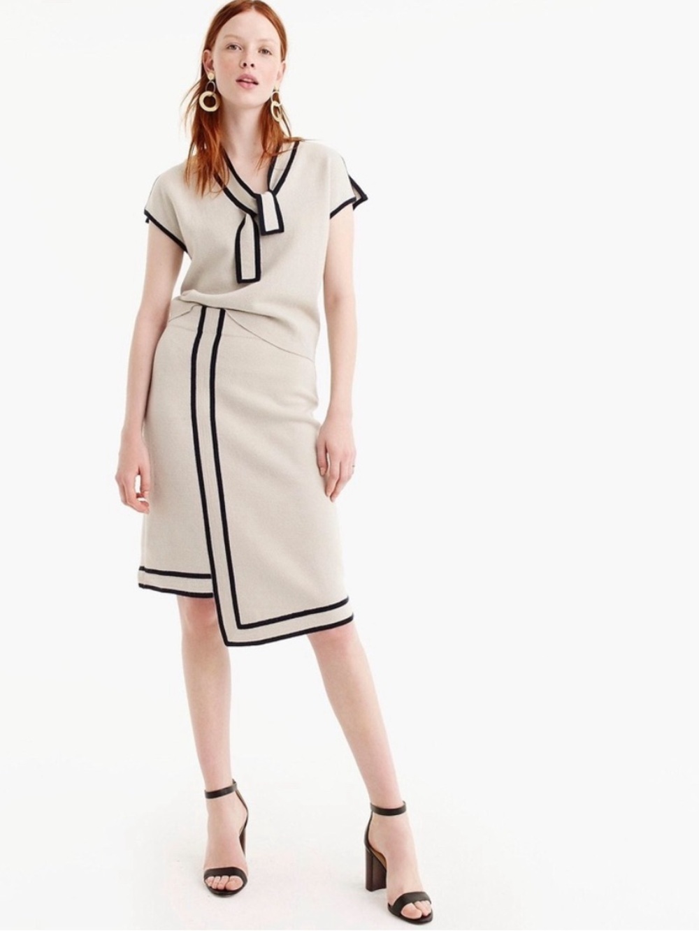 NWT J. Crew Collection Asymmetrical Sweater Skirt